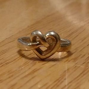 James Avery heart knot ring